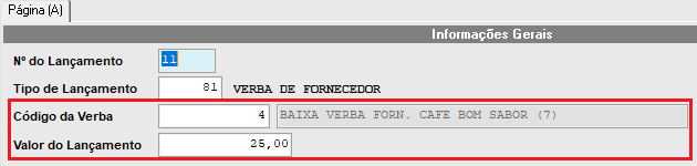 Verba por Fornecedor 16